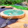 "Emerald Isle" Double Labyrinth Hand Carved on Maple - Image 3