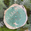 "Emerald Isle" Double Labyrinth Hand Carved on Maple - Image 6