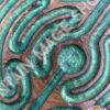"Emerald Isle" Double Labyrinth Hand Carved on Maple - Image 10