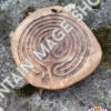 Classic Asymmetric Hand Labyrinth with Natural Finish