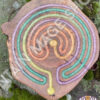 Rainbow Labyrinth on Foraged Maple - Image 4